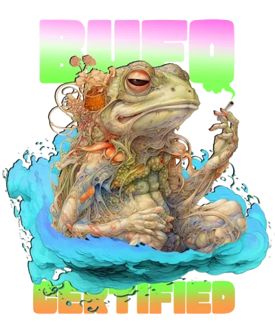 bufo alvarius certified t-shirt