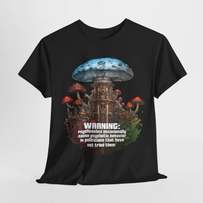 Warning, psychedelics may cause | T-shirt - Image 2