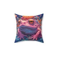 Psychedelic Bufo Pillow