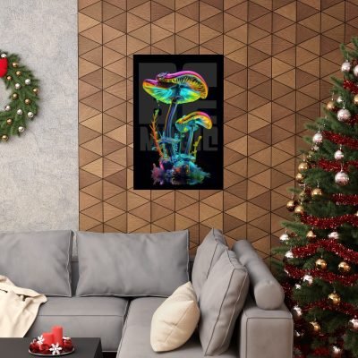 neon magic mushroom