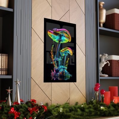 neon magic mushroom