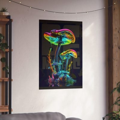 neon magic mushroom