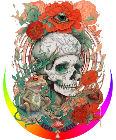 ego death via psychedelics t-shirt