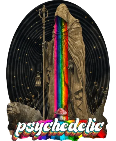 psychedelic hermit t-shirt