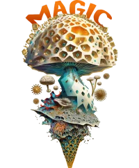 Magic through the use of the psychedelic mushroom